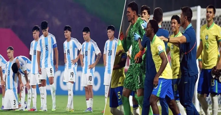 বিশ্বকাপ থেকে বিদায় আর্জেন্টিনার, জিতল ব্রাজিল