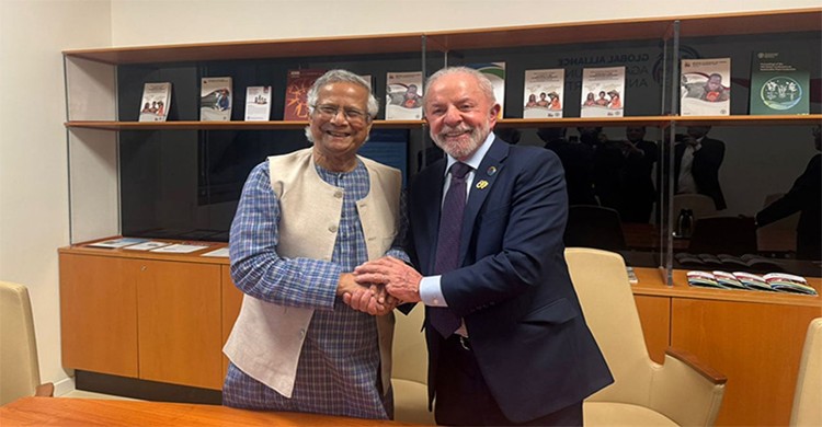 ব্রাজিলের প্রেসিডেন্টের বাংলাদেশ সফরের আগ্রহ, ড. ইউনূসের সঙ্গে রোমে বৈঠক