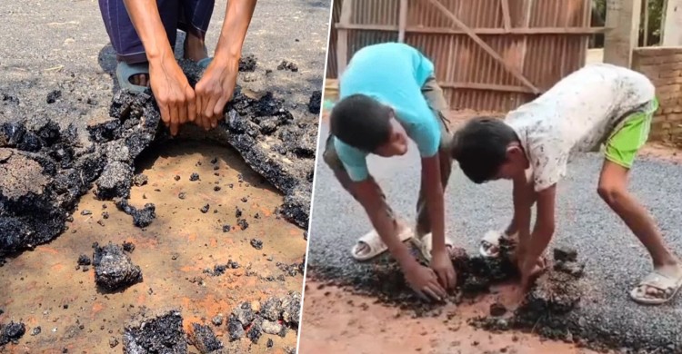 হাতের টানেই উঠে যাচ্ছে নতুন সড়কের কার্পেট, তদন্তে কমিটি গঠন