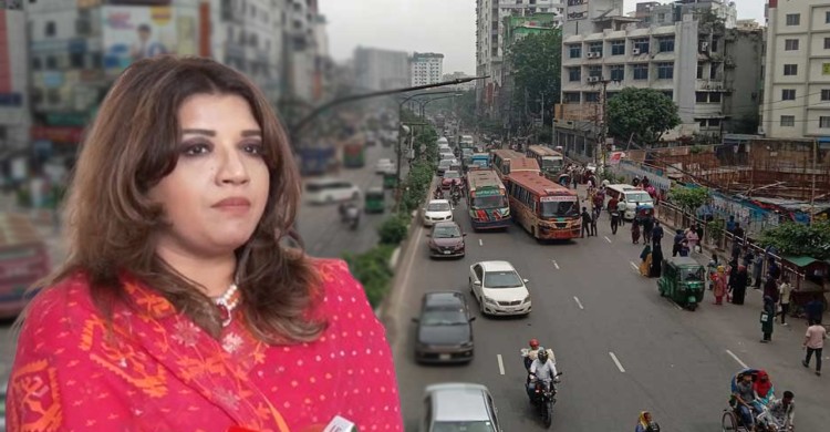 বনানীতে প্রতিমন্ত্রী শামা ওবায়েদের গাড়িতে ধাক্কা, বাসচালক আটক