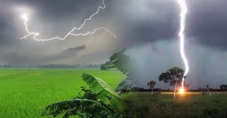 সারাদেশে বজ্রপাতে অন্তত ১৪ জনের মৃত্যু