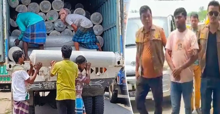 ৬০ লাখ টাকার চোরাই কাপড়সহ স্বেচ্ছাসেবক দল নেতা গ্রেপ্তার