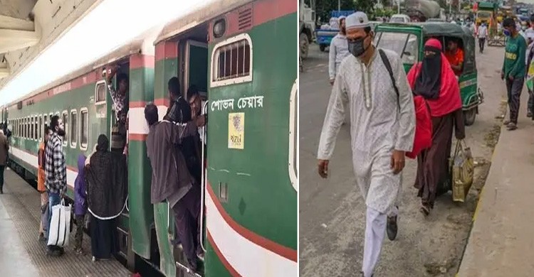 ভোটের টানে গ্রামের পথে ছুটছে মানুষ