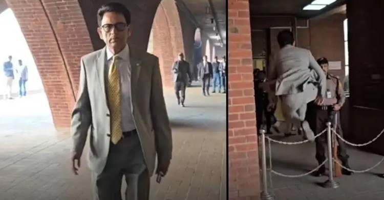 লাফ দিয়ে সংসদে ঢুকলেন শিক্ষামন্ত্রী এহসানুল হক মিলন, ভিডিও ভাইরাল