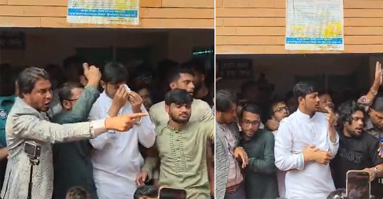 নির্বাচনী প্রচারণায় নাসীরুদ্দীনের ওপর ফের ডিম নিক্ষেপ, ভুয়া ভুয়া স্লোগান