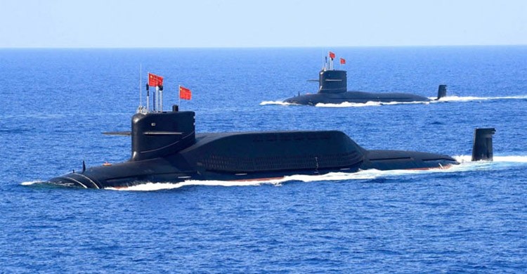 যুক্তরাষ্ট্রের বিরুদ্ধে সাবমেরিন যুদ্ধের প্রস্তুতি, বিরল মানচিত্র তৈরি করছে চীন