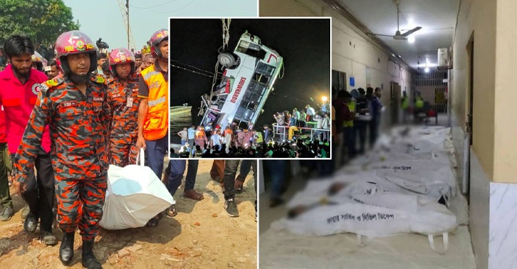 দৌলতদিয়ায় বাসডুবির ঘটনায় নিহত বেড়ে ২৬