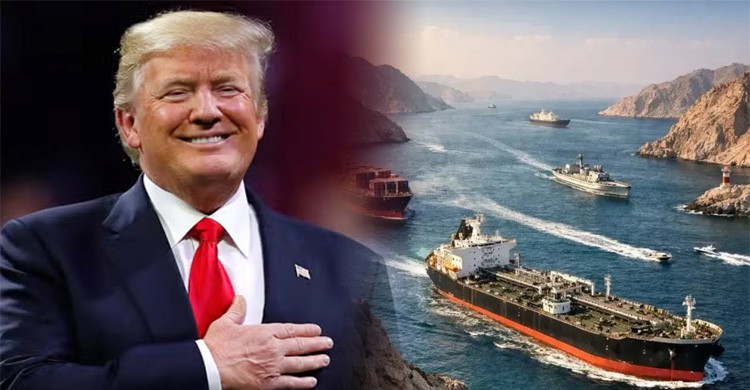 এবার হরমুজ প্রণালিকে ‘ট্রাম্প প্রণালি’ বললেন ডোনাল্ড ট্রাম্প