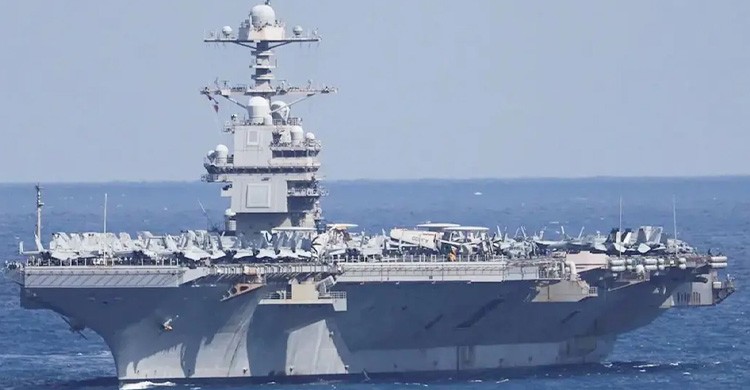 ইরান যুদ্ধ থেকে ফিরে গেল বিশ্বের সবচেয়ে বড় যুদ্ধজাহাজ