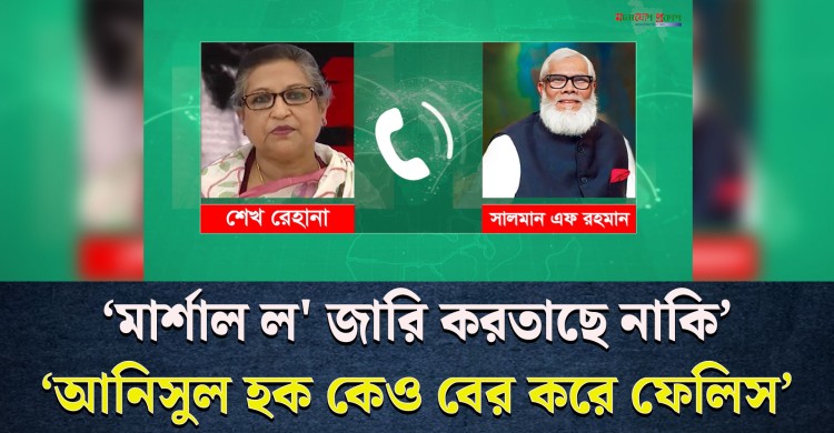 টেলিফোন আলাপ ফাঁ*স: শেখ রেহানা ও সাবেক প্রধানমন্ত্রীর উপদেষ্টা সালমান এফ রহমান