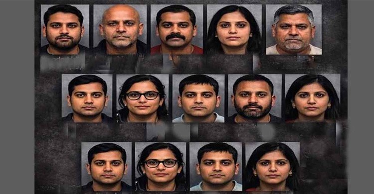 যুক্তরাষ্ট্রে ইউ ভিসা পেতে ‘ভুয়া ডাকাতি’, ১১ ভারতীয়ের বিরুদ্ধে মামলা