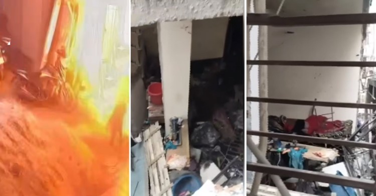 রাজধানীতে গ্যাস লিকেজ থেকে বিস্ফোরণে একই পরিবারের ১০ জন দগ্ধ